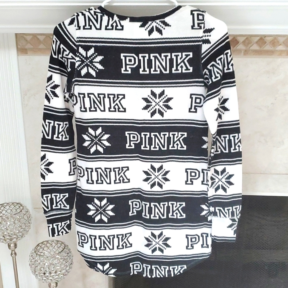 🖤 VICTORIA'S SECRET PINK THERMAL SLEEPSHIRT 🖤 - Picture 7 of 8